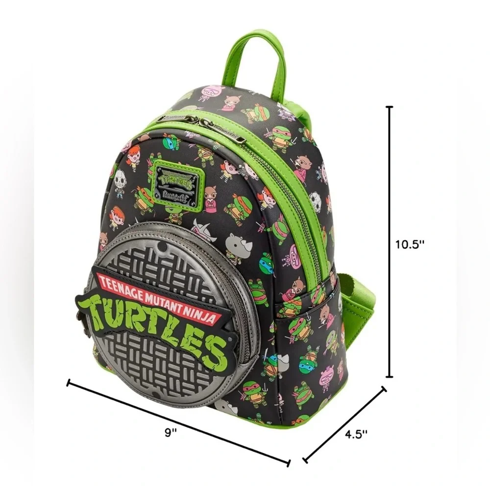 Loungefly Teenage Mutant Ninja Turtles Mini Backpack NWT